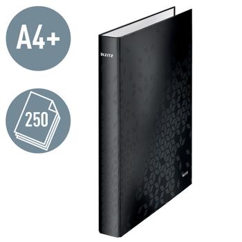 LEITZ rengaskansio WOW A4+ 2DR/25 musta (42410095*10)