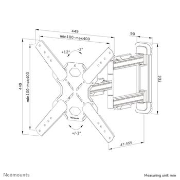 NEOMOUNTS WL40S-850BL14,  Full Motion TV  (WL40S-850BL14)