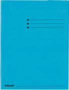 ESSELTE 3-klap mappe Rainbow karton A4 blå