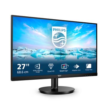 PHILIPS 27" skjerm 275V8LA/ 00 2560x1440 VA, 75hz, 4ms, 4000:1, Speakers, 2xHDMI/DP (275V8LA/00)