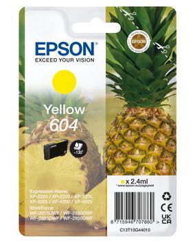 Epson 604 - gul - original - blekkpatron (C13T10G44010)