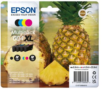 EPSON 604XL Multipack - 4-pack - XL - svart, gul, cyan, magenta - original - blister - bläckpatron - för EPL 4200, Home Cinema 3200, Stylus Photo 2200 (C13T10H64010)