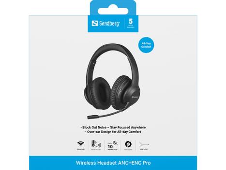 SANDBERG Wireless Headset ANC+ENC Pro (126-45)