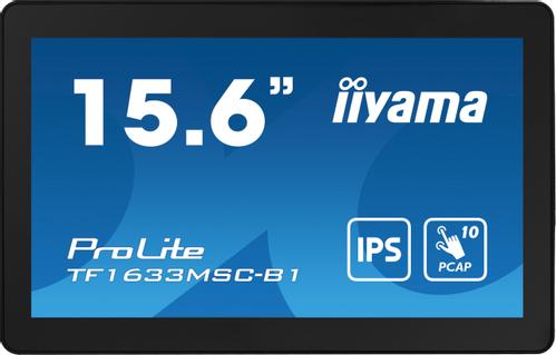 IIYAMA 15,6" PCAP 10P Touch / Open (TF1633MSC-B1)