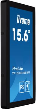 IIYAMA 15,6" PCAP 10P Touch / Open (TF1633MSC-B1)
