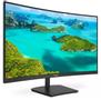 PHILIPS E-line 241E1SC - LED monitor - curved - 24" (23.6" viewable) - 1920 x 1080 Full HD (1080p) @ 75 Hz - VA - 240 cd/m² - 3000:1 - 4 ms - HDMI, VGA - textured black (241E1SC/00)