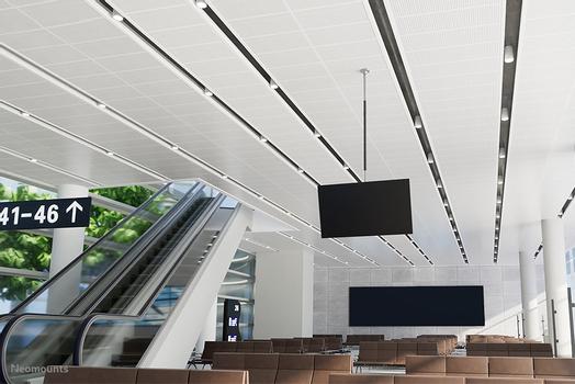 NEOMOUNTS NS-EP100BLACK,  Extension Pole  (NS-EP100BLACK)