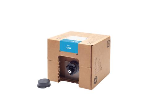 HP 873 3-liter Cyan Latex Ink  (4UV85A)