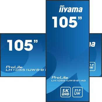 IIYAMA 105"" LFD, 5120x2160,   (LH10551UWS-B1AG)
