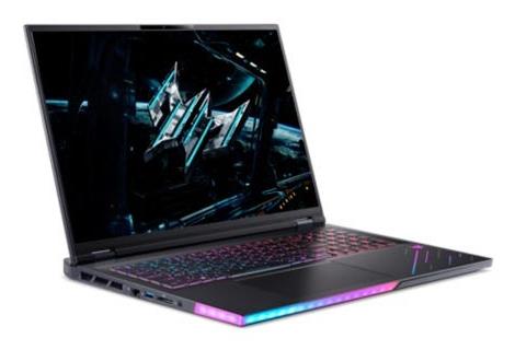 ACER Predator PH18-73 Intel Core Ultra 9 275HX Laptop 45,7 cm (18) WQXGA 64 GB DDR5-SDRAM 4 TB SSD NVIDIA GeForce RTX 5080 Wi-Fi 7 (802.11be) Windows 11 Pro Tysk Sort (NH.QVYEG.009)