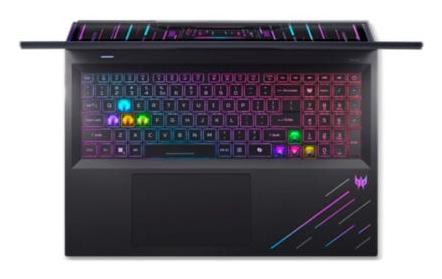 ACER Predator PH18-73 Intel Core Ultra 9 275HX Laptop 45,7 cm (18) WQXGA 64 GB DDR5-SDRAM 4 TB SSD NVIDIA GeForce RTX 5080 Wi-Fi 7 (802.11be) Windows 11 Pro Tysk Sort (NH.QVYEG.009)