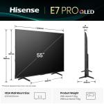 HISENSE 55E77Q PRO 139cm 55" 4K QLED S (55E77Q PRO)