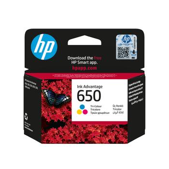 HP INK CARTRIDGE 650 TRI-COLOUR                       IN SUPL (CZ102AE#BHK)