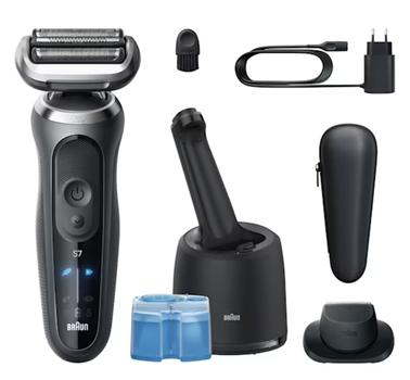 BRAUN Series 7 elektrisk barbermaskin 72-C7200CC SmartCare-stasjon,  + 1 tilbehør, 360° tilpasning (647519)