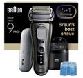 BRAUN Series 9 PRO+ Elektrisk barbermaskin 9675CC Pro SensoAdapt, SmartCare-stasjon, 6-i-1 SmartCare-stasjon