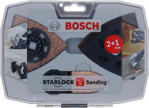 BOSCH Starlock Best of Sanding sæt, 6 dele AVZ 93 G AVZ 90 RT6 AVZ 32 RT4 Wood & Paint sandpapir (3x) (2608664133)