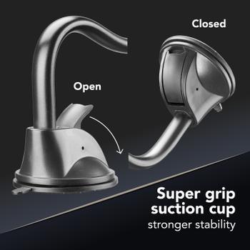 CELLULAR LINE Pilot Flexi - Universal Bilholder for mobiltelefon - svart (PILOTFLEXIK)