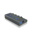 ICY BOX 1x USB 3.0 B, 4x USB 3.0 A (IB-HUB1405)