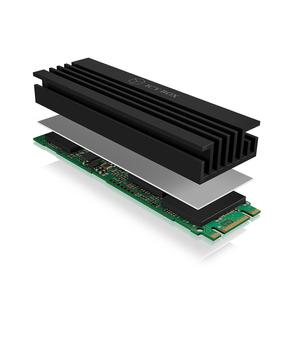 ICY BOX IB-M2HS-70 SSD cooler M.2 heat sink, kjøleribbe (IB-M2HS-70)