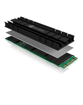 ICY BOX IB-M2HS-701 SSD cooler M.2 heat sink, kjøleribbe (IB-M2HS-701)