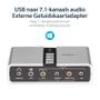 STARTECH 7.1 USB Audio Adapter External Sound Card with SPDIF Digital Audio (ICUSBAUDIO7D)