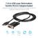 STARTECH USB to Serial RS232 Adapter - DB9 Serial DCE Adapter Cable with FTDI - Null Modem - USB 1.1 / 2.0 - Bus-Powered (ICUSB232FTN)