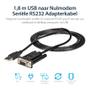 STARTECH 1 Port USB to Null Modem RS232 DB9 Serial DCE Adapter Cable with FTDI (ICUSB232FTN)
