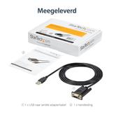 StarTech USB to Serial RS232 Adapter - DB9 Serial DCE Adapter Cable with FTDI – Null Modem - USB 1.1 / 2.0 – Bus-Powered (ICUSB232FTN) - seriell adapter (ICUSB232FTN)