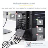 StarTech 4-Port Multi Monitor Adapter, DisplayPort 1.2 MST Hub, 4x 1080p, Video Splitter for Extended Desktop Mode on Windows PCs Only, DP to Quad DP Monitors MST Hub - DP Multi Stream Transport Hub (MSTDP124D (MSTDP124DP)