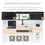 STARTECH USB-C MULTIMONITOR ADAPTER HDMI DP TRIPLE/ DOUBLE DISPLAY DOCK ACCS (154B-USBC-MULTIPORT)