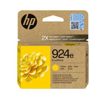 HP 924e EvoMore Yellow Original Ink Cartridge (4K0U9NE#LS1)