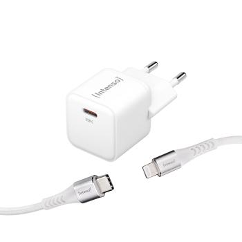INTENSO Power Adapter + USB Cable W30C + C315L GaN white (7803052)