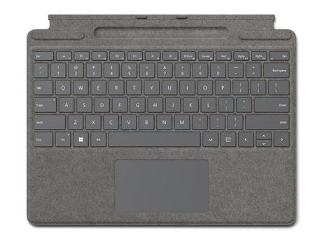 MICROSOFT Surface Pro8 TypeCover Platinum Silver Italian (8XB-00070)
