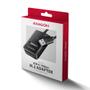 AXAGON ADM2-AM USB-A 10Gbps - M.2 NVMe & SATA SSD adaptér, kabelis USB-A 10cm SSD kabinet Sort (ADM2-AM)