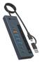ICY BOX 9-i-1 HUB 7-porters HUB (3C+ 4A) med PD-port 100 W og skjerm, USB 3.2 Gen 2
