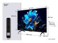 TCL 50P79K 50 QLED 4K UHD (2160p) Sort