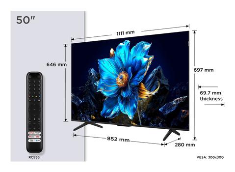 TCL 50P79K 50 QLED 4K UHD (2160p) Sort (50P79K)
