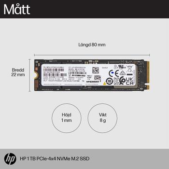 HP 1TB PCIe NVMe M.2 SSD (8C4X7AA)
