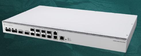 MIKROTIK CRS812 DDQ with RouterOS L6, rackmount case (CRS812-8DS-2DQ-2DDQ-RM)