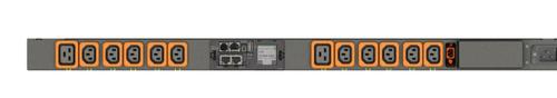 VERTIV Geist Rack PDU, Switched (Unit Level), EC, 0U, input IEC 60320 C20 power inlet 230V 16A, lock (VP5U20A3)