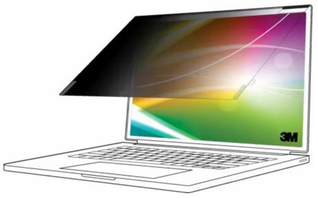 3M Bright Screen Privacy Filter - notebookpersonvernsfilter - for fullskjerms bærbar PC (BP140W1E)