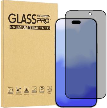 IIGLO iPhone 17 Pro Privacy skjermbeskytter Beskytter skjermen og hindrer innsyn (II-PG-17P)