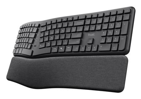 TRUST KEYRA ERGO MULTI WRLS KEYBOARD US (25459)