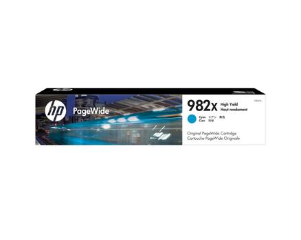HP 982X - 116 ml - High Yield - cyan - original - PageWide - ink cartridge - for PageWide Enterprise Color 765, MFP 780, PageWide Enterprise Color Flow MFP 785 (T0B27A)