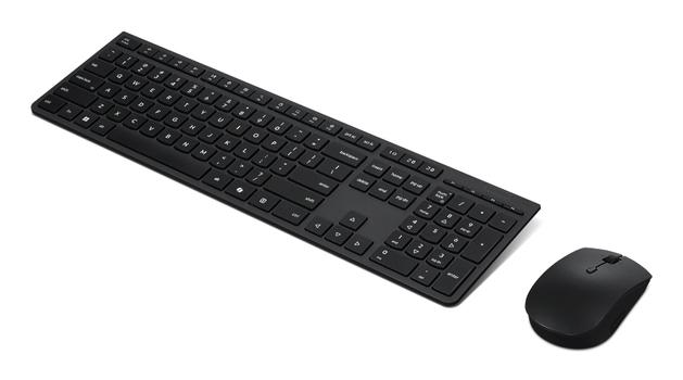 Lenovo 4X31R64328 Tastatur Maus enthalten Büro RF Wireless + Bluetooth Deutsch Schwarz (4X31R64328)