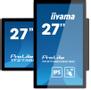 IIYAMA ProLite TF2738MSC-B2 - LED monitor - 27" - open frame - touchscreen - 1920 x 1080 Full HD (1080p) @ 60 Hz - A-MVA+ - 300 cd/m² - 3000:1 - 5 ms - HDMI, DVI, DisplayPort - speakers - black (TF2738MSC-B2)