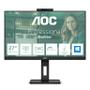 AOC Pro-line Q27P3CW - LED-monitor - 27" - 2560 x 1440 QHD @ 75 Hz - IPS - 350 cd/m˛ - 1000:1 - 4 ms - 2xHDMI, DisplayPort,  USB-C - luidsprekers - zwart (Q27P3CW)