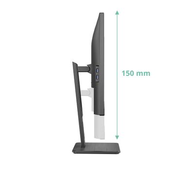 AOC Pro-line Q27P3CW - LED-monitor - 27" - 2560 x 1440 QHD @ 75 Hz - IPS - 350 cd/m˛ - 1000:1 - 4 ms - 2xHDMI, DisplayPort,  USB-C - luidsprekers - zwart (Q27P3CW)
