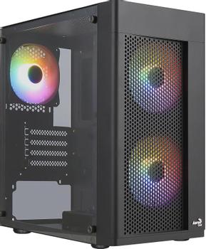 AEROCOOL Hexformbkv2 Micro Atx Pc Case  (OBUAEROBU0059)