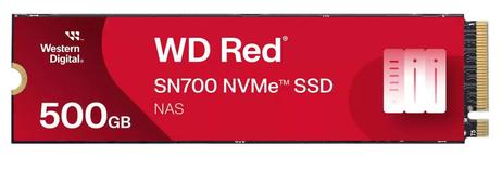 WD Red SN700 500GB SSD PCIe 3.0 x4 (NVMe), perfekt for NAS-caching,  5 års garanti (WDS500G1R0C)